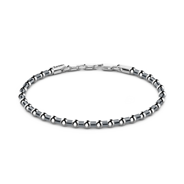 Bracciale Zancan morbido in Argento a sfere