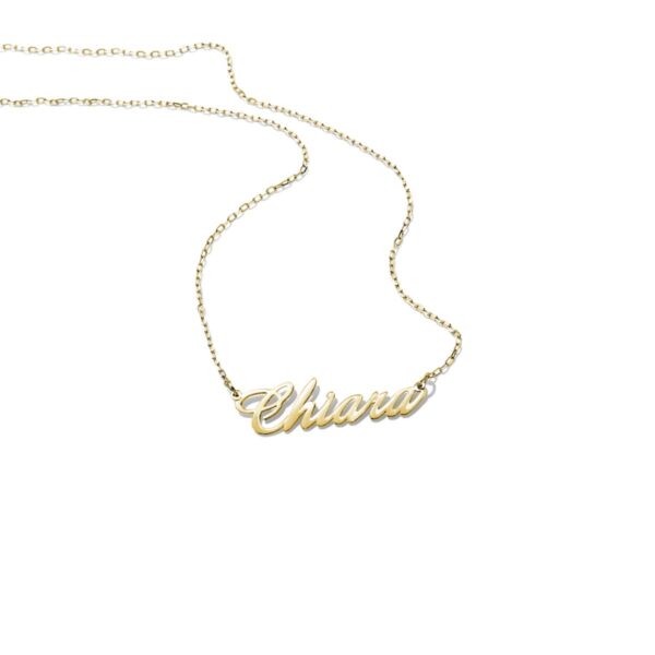 Collana in oro 18 kt con nome personalizzabile - immagine 3